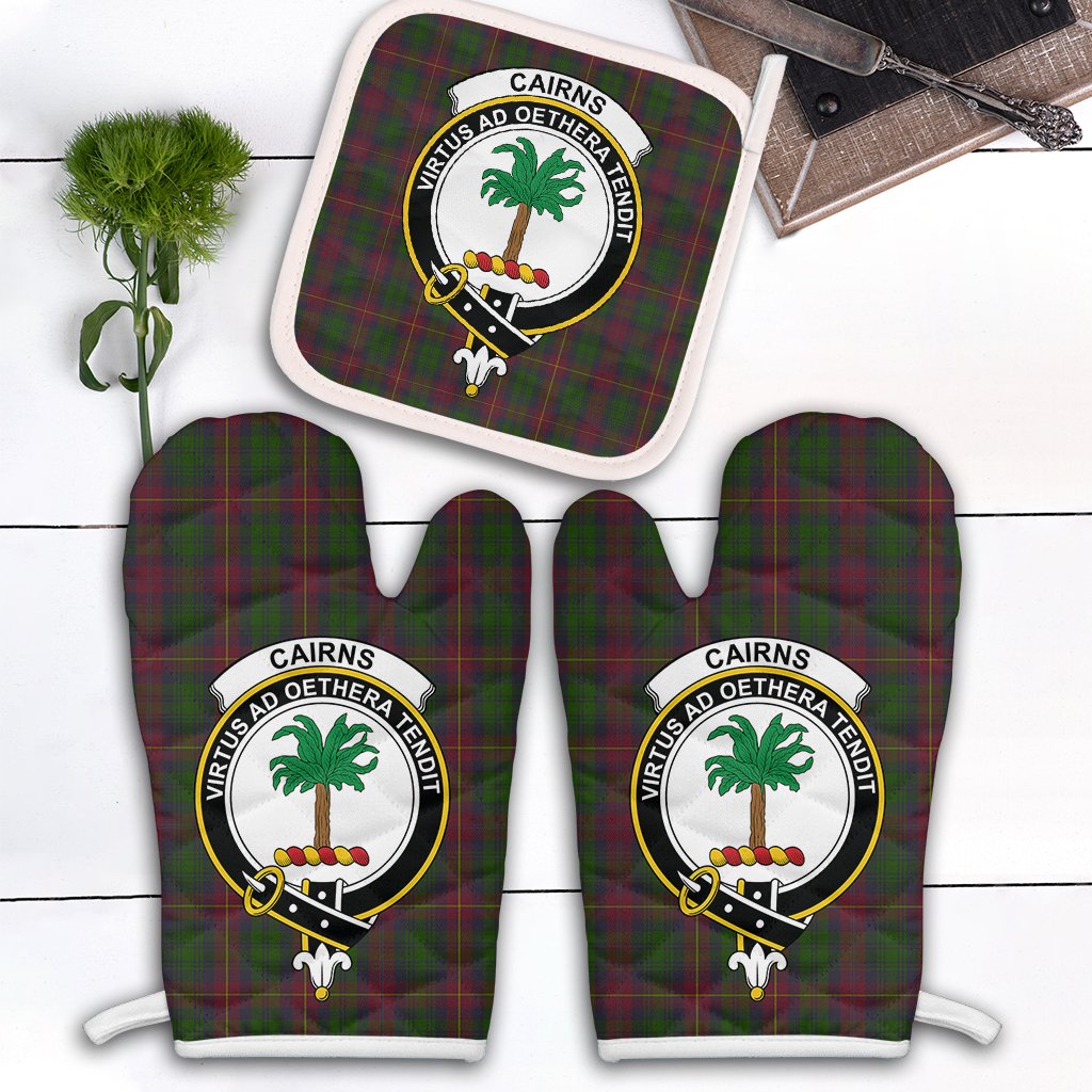 Christmas Plaid Oven Mitt & Potholder Set