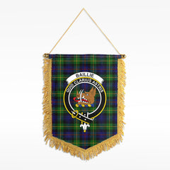 Baillie Tartan Crest Wall Hanging Banner