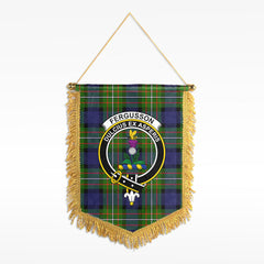 Fergusson Modern Tartan Crest Wall Hanging Banner