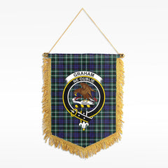 Graham of Montrose Modern Tartan Crest Wall Hanging Banner