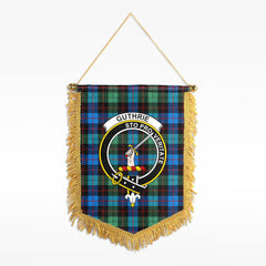 Guthrie Ancient Tartan Crest Wall Hanging Banner