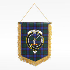 Guthrie Modern Tartan Crest Wall Hanging Banner