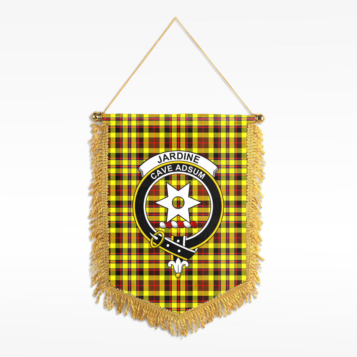 Jardine Tartan Crest Wall Hanging Banner