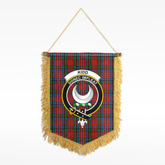 Kidd Tartan Crest Wall Hanging Banner