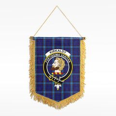 Kirkaldy Tartan Crest Wall Hanging Banner