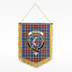 MacBeth Modern Tartan Crest Wall Hanging Banner