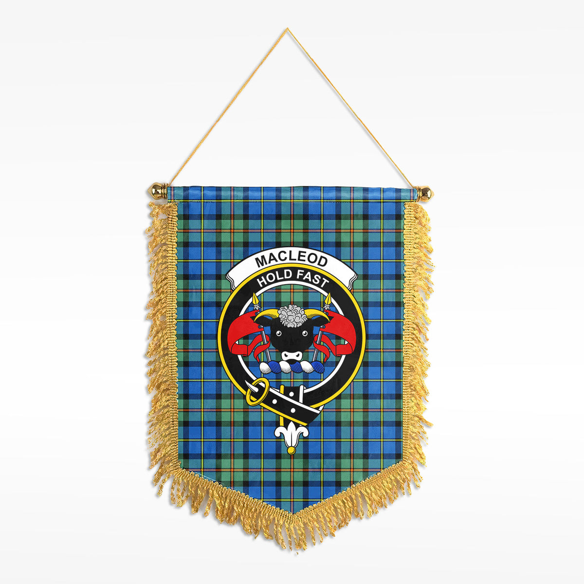 MacLeod of Harris Ancient Tartan Crest Wall Hanging Banner