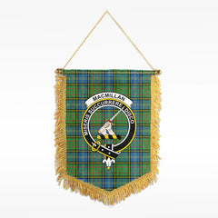 MacMillan Hunting Ancient Tartan Crest Wall Hanging Banner