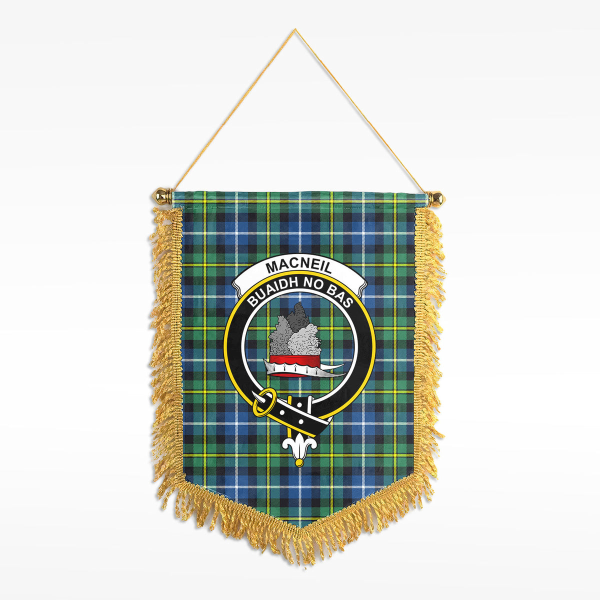 MacNeil of Barra Ancient Tartan Crest Wall Hanging Banner