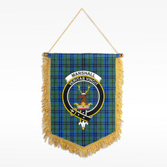 Marshall Tartan Crest Wall Hanging Banner