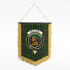 McAlpine Modern Tartan Crest Wall Hanging Banner