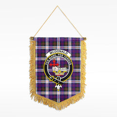 McDonald Dress Modern Tartan Crest Wall Hanging Banner