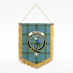 McInnes Ancient Tartan Crest Wall Hanging Banner