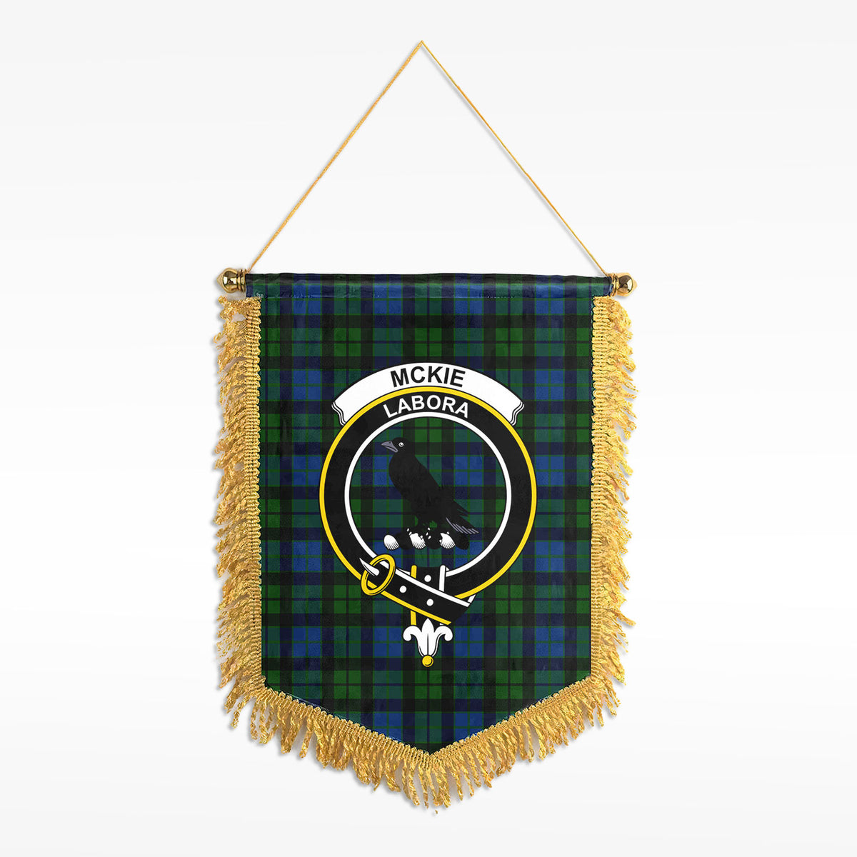 McKie Tartan Crest Wall Hanging Banner