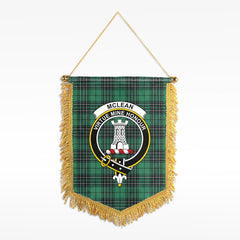 McLean Hunting Ancient Tartan Crest Wall Hanging Banner