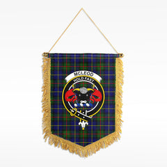 McLeod of Harris Modern Tartan Crest Wall Hanging Banner