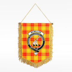 McMillan Clan Tartan Crest Wall Hanging Banner