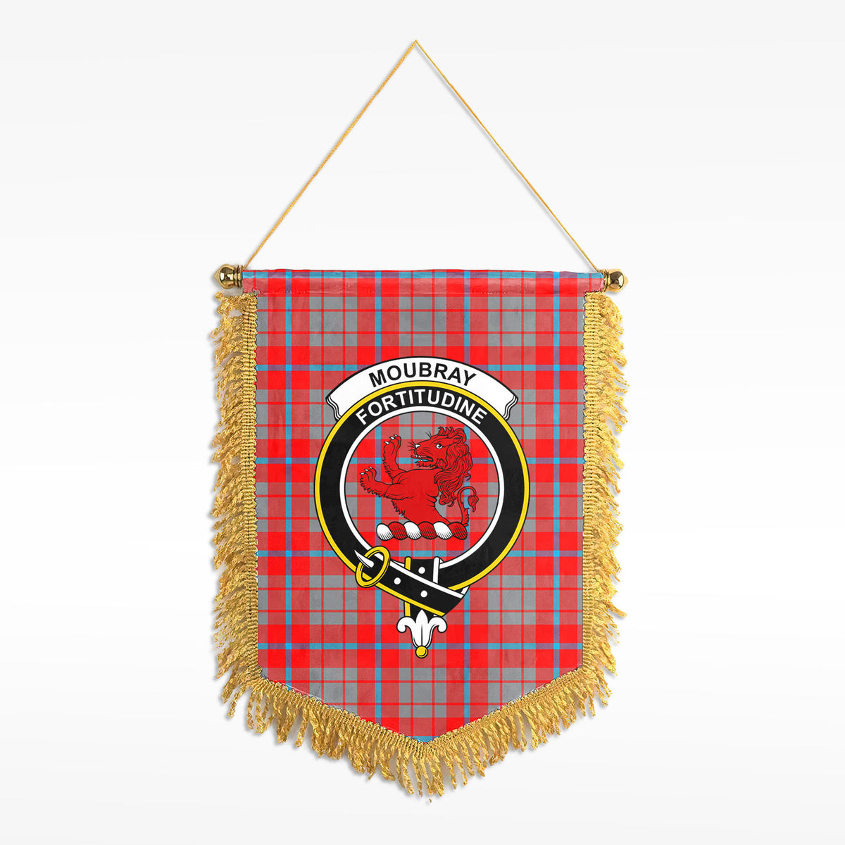 Moubray Tartan Crest Wall Hanging Banner