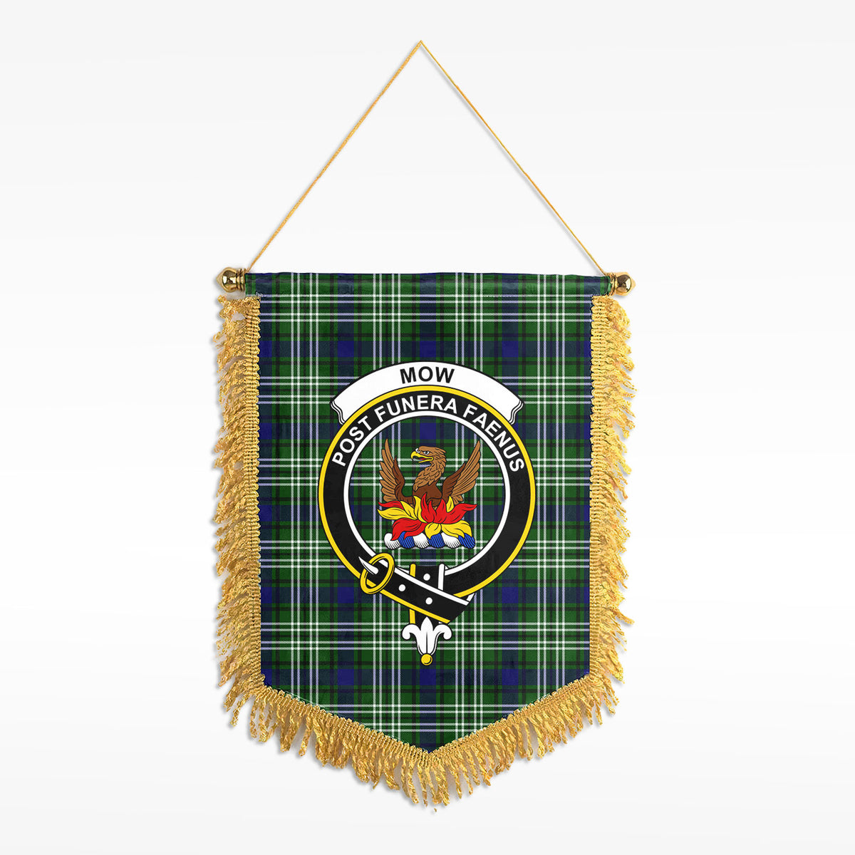 Mow Tartan Crest Wall Hanging Banner