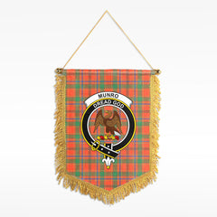 Munro Ancient Tartan Crest Wall Hanging Banner