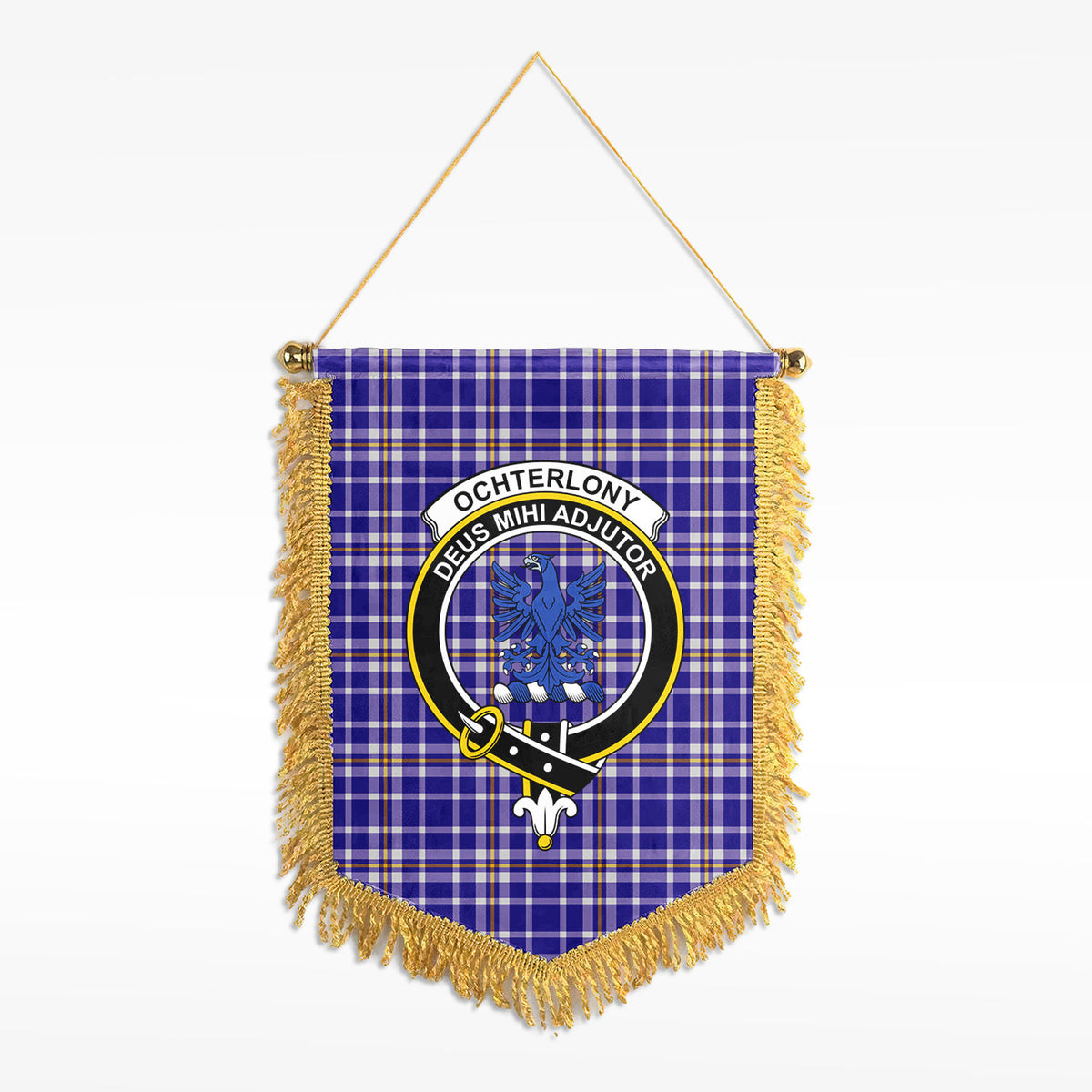 Ochterlony Tartan Crest Wall Hanging Banner