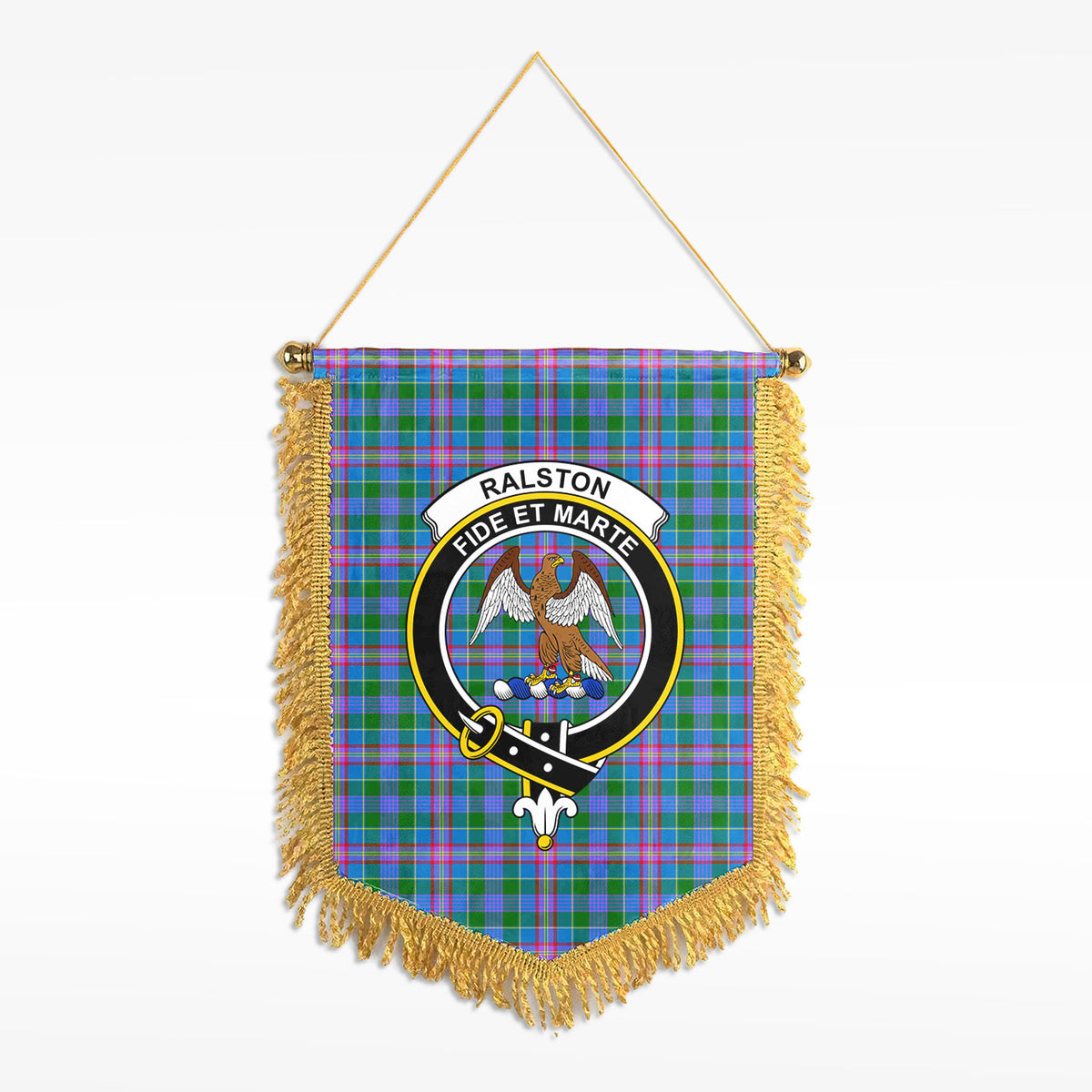 Ralston Tartan Crest Wall Hanging Banner