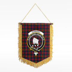 Tennant Tartan Crest Wall Hanging Banner