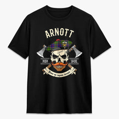 Arnott Tartan Crest 2D T-shirt - Alba Skull Style