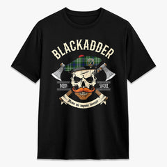 Blackadder Tartan Crest 2D T-shirt - Alba Skull Style