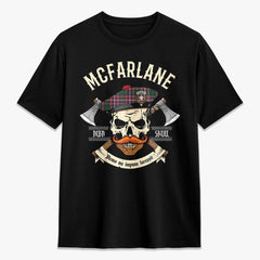 McFarlane Hunting Modern Tartan Crest 2D T-shirt - Alba Skull Style