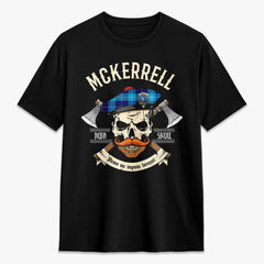 McKerrell Tartan Crest 2D T-shirt - Alba Skull Style