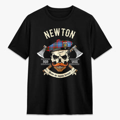 Newton Tartan Crest 2D T-shirt - Alba Skull Style