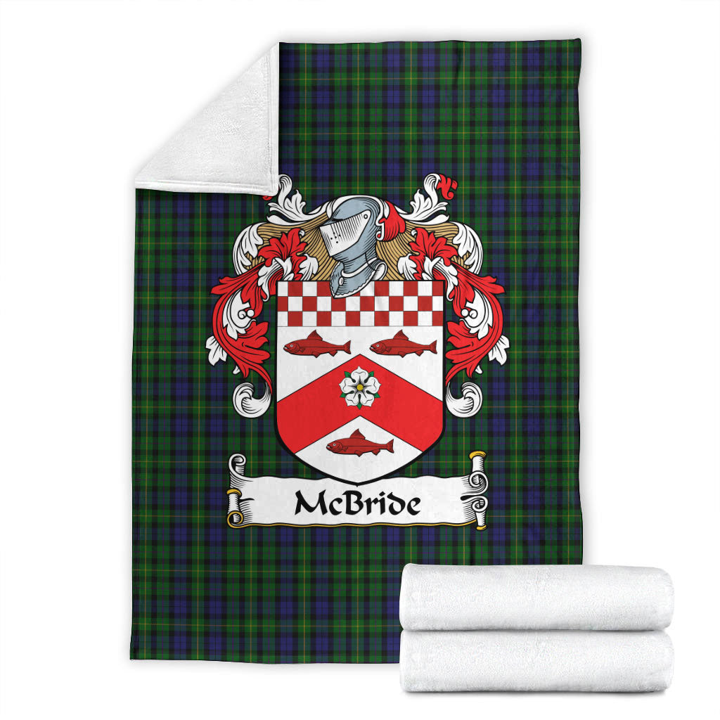 McBride Tartan Coat of Arms Blanket