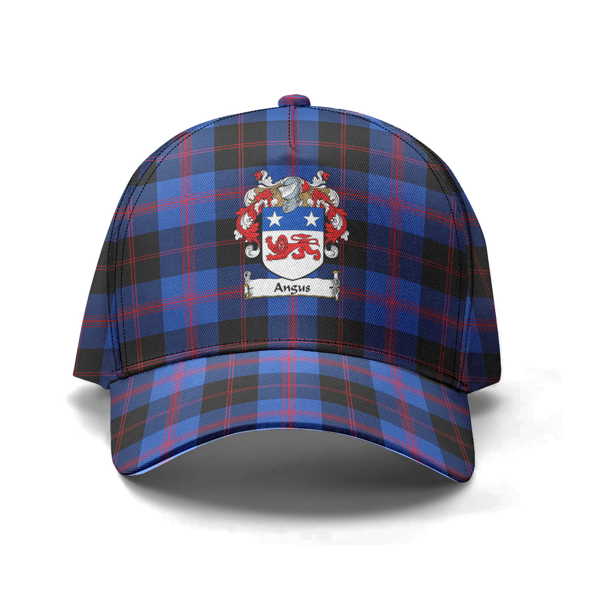 Angus Modern Tartan Coat of Arms Classic Cap