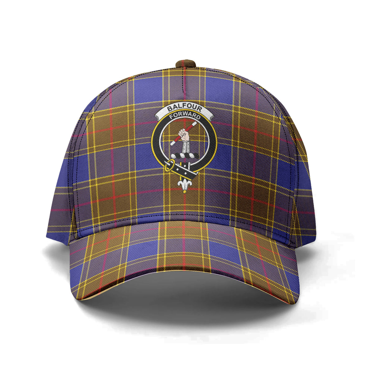 Balfour Modern Tartan Crest Classic Cap