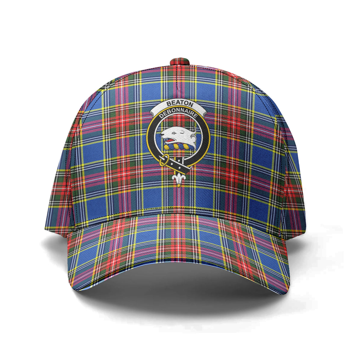 Beaton Modern Tartan Crest Classic Cap