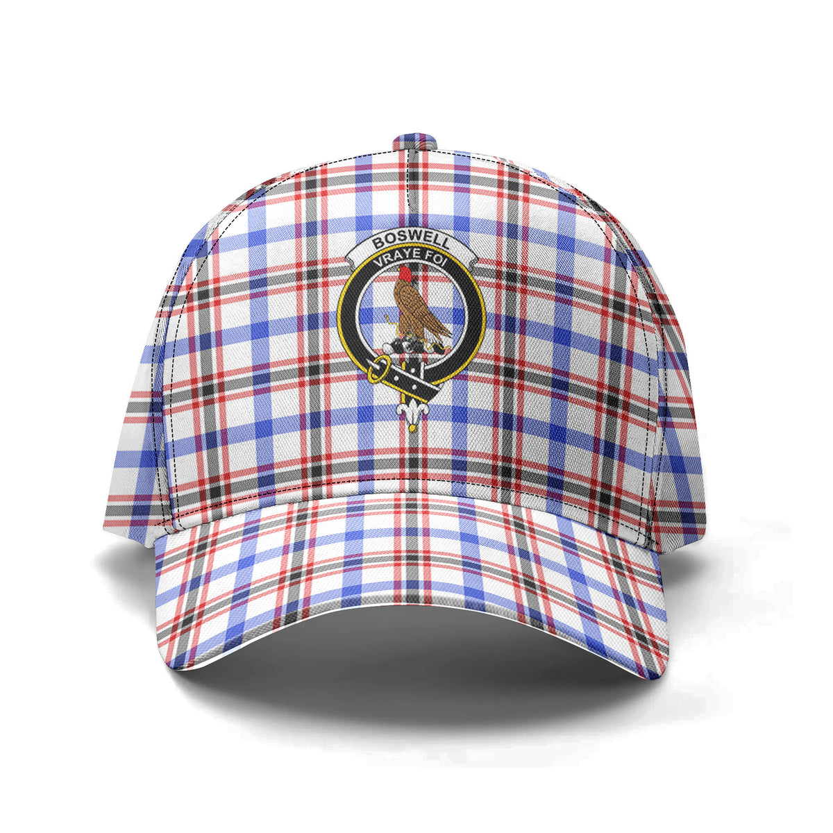 Boswell Modern Tartan Crest Classic Cap