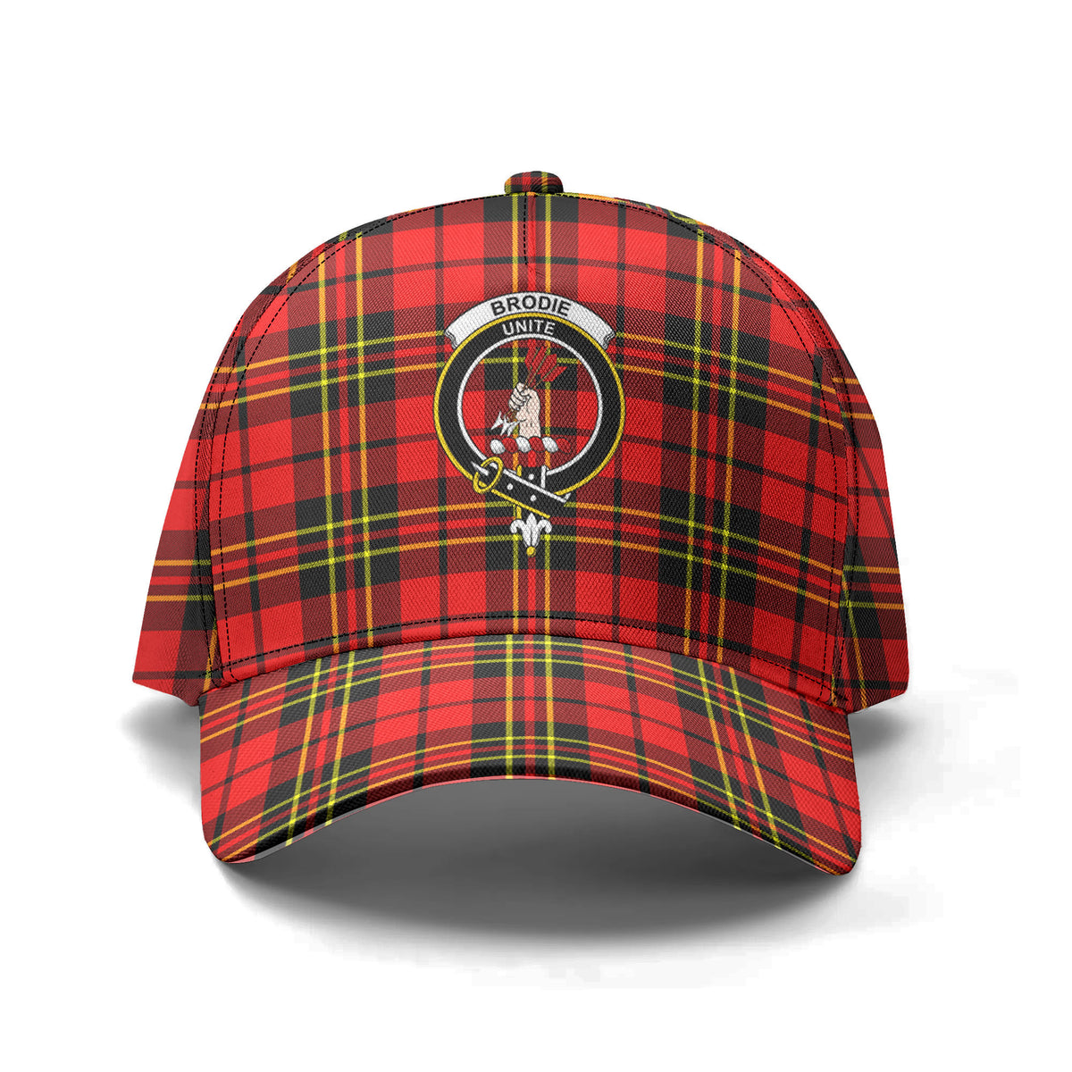 Brodie Modern Tartan Crest Classic Cap