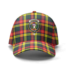 Buchanan Modern Tartan Crest Classic Cap