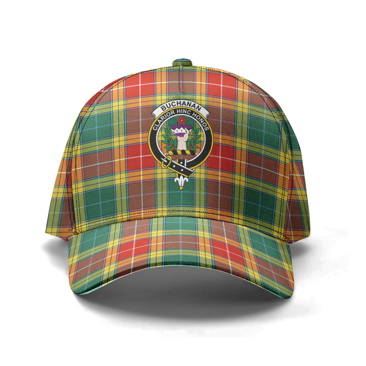 Buchanan Old Sett Tartan Crest Classic Cap