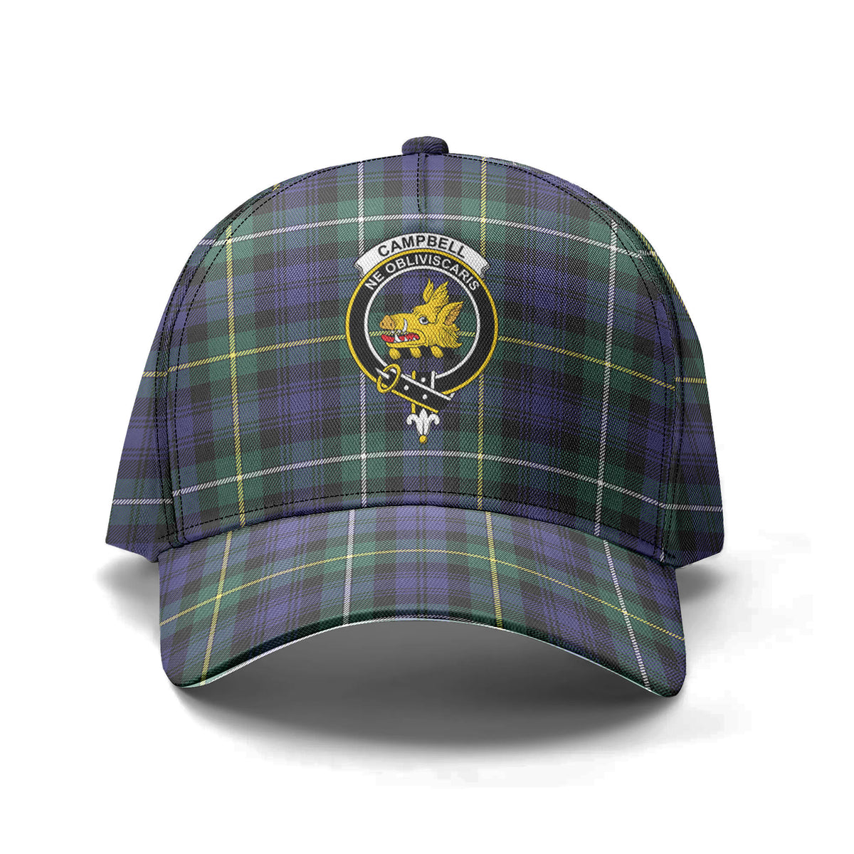 Campbell Argyll Modern Tartan Crest Classic Cap