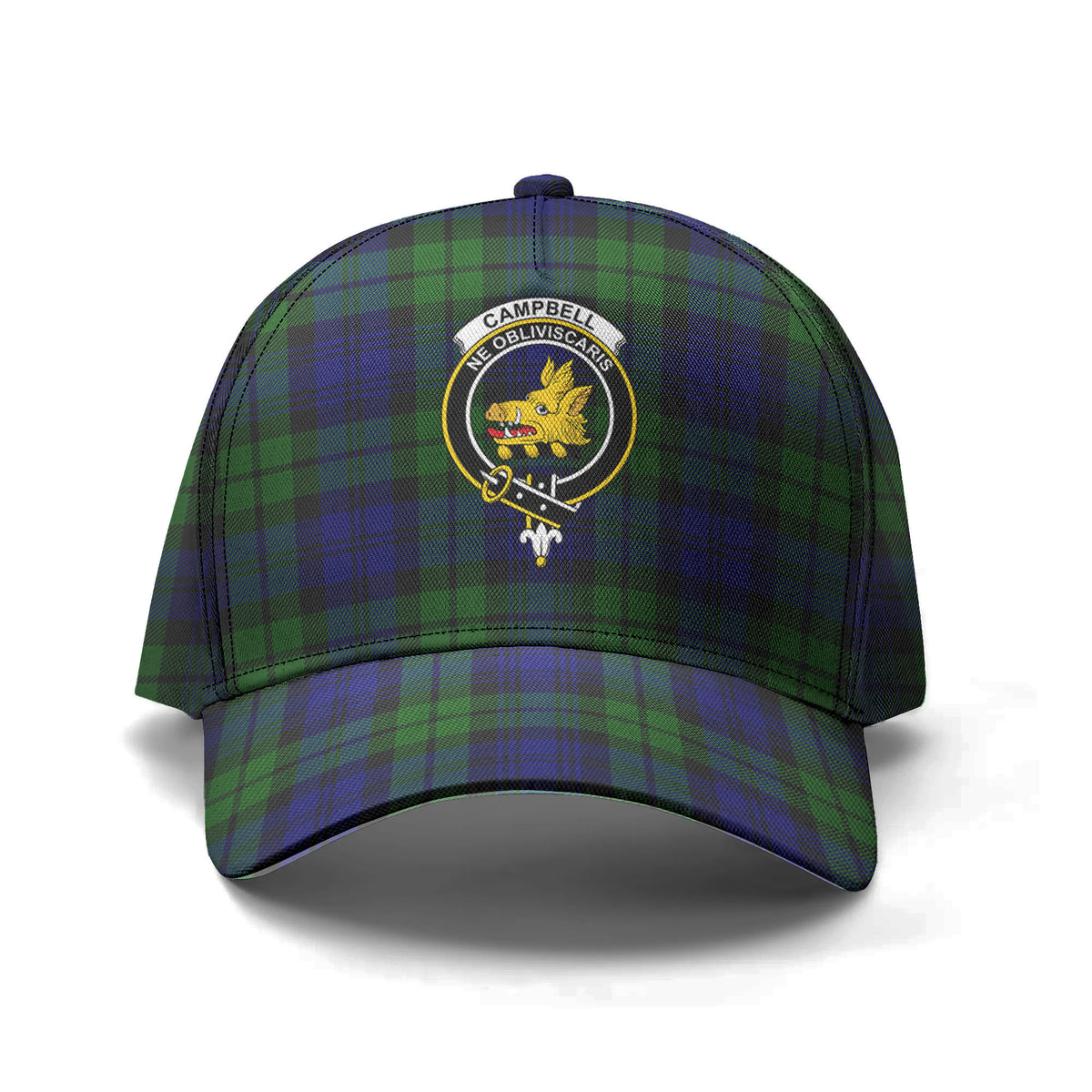 Campbell Modern Tartan Crest Classic Cap