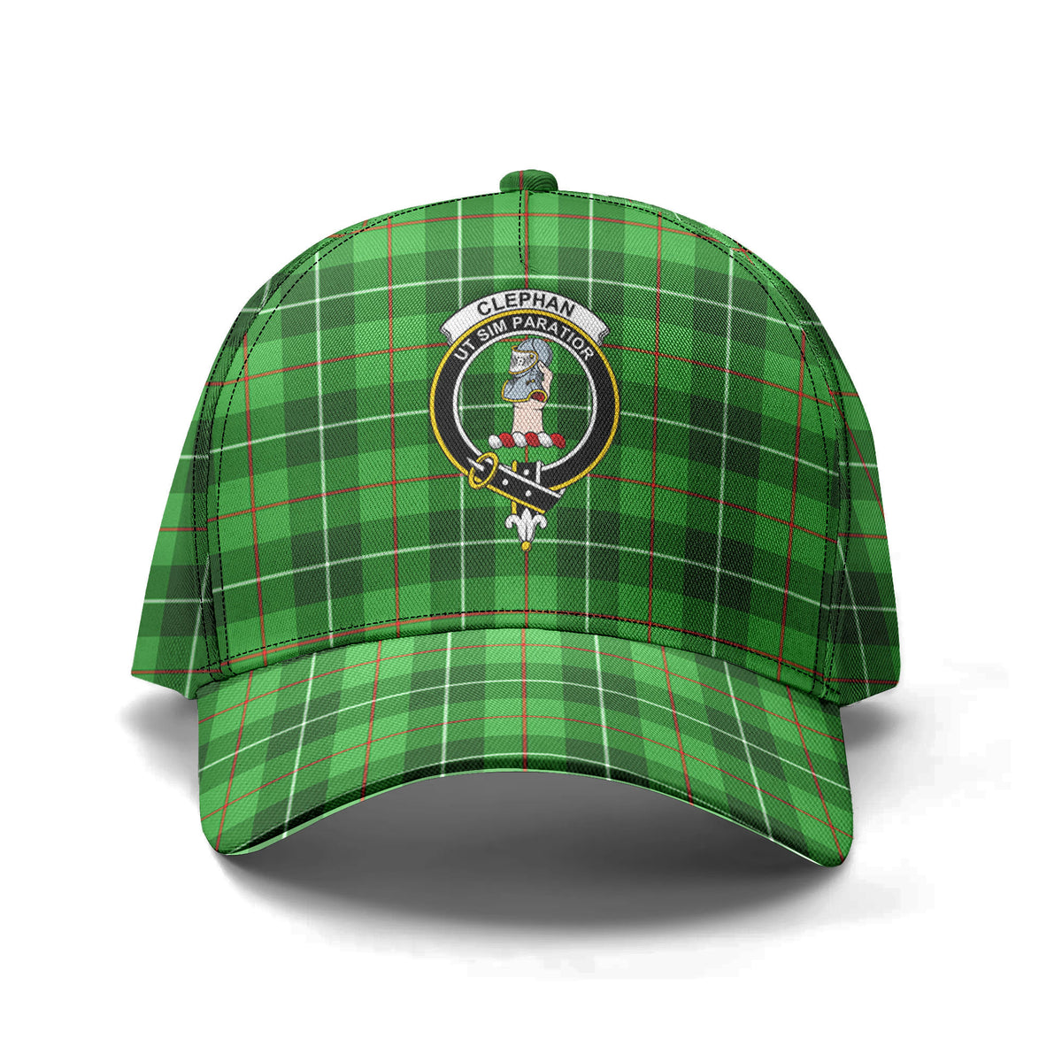 Clephan (or Clephane) Tartan Crest Classic Cap