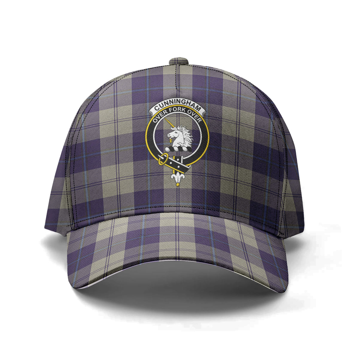 Cunningham Dress Blue Dancers Tartan Crest Classic Cap