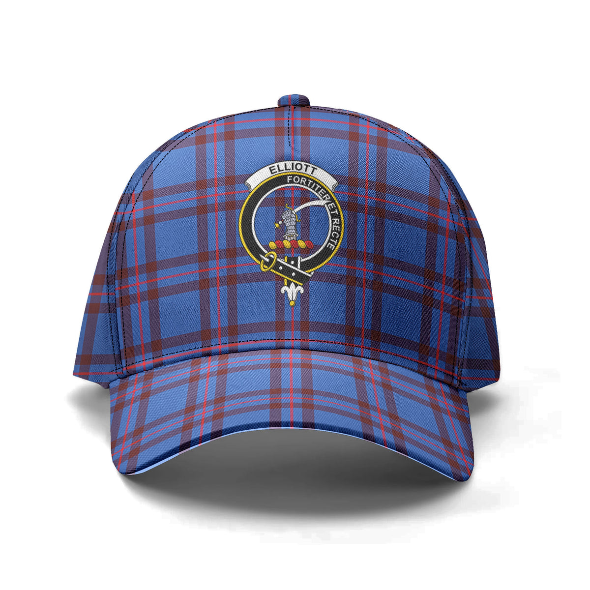 Elliott Modern Tartan Crest Classic Cap