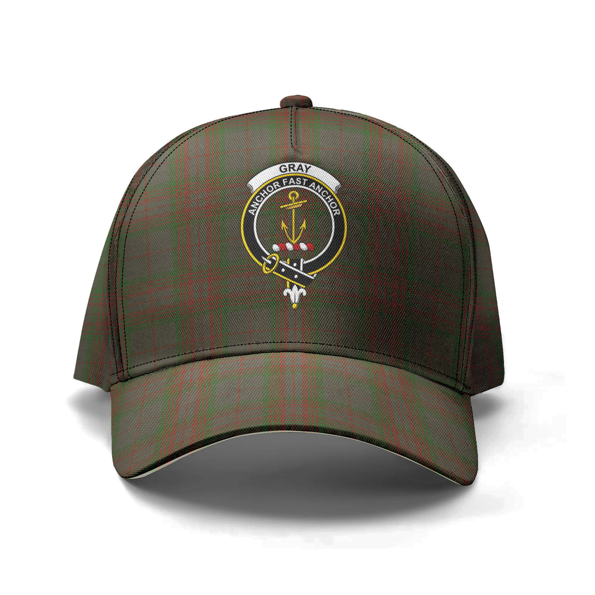 Gray Tartan Crest Classic Cap