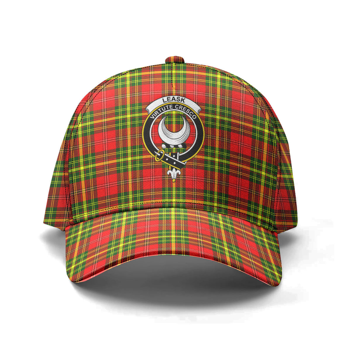 Leask Tartan Crest Classic Cap