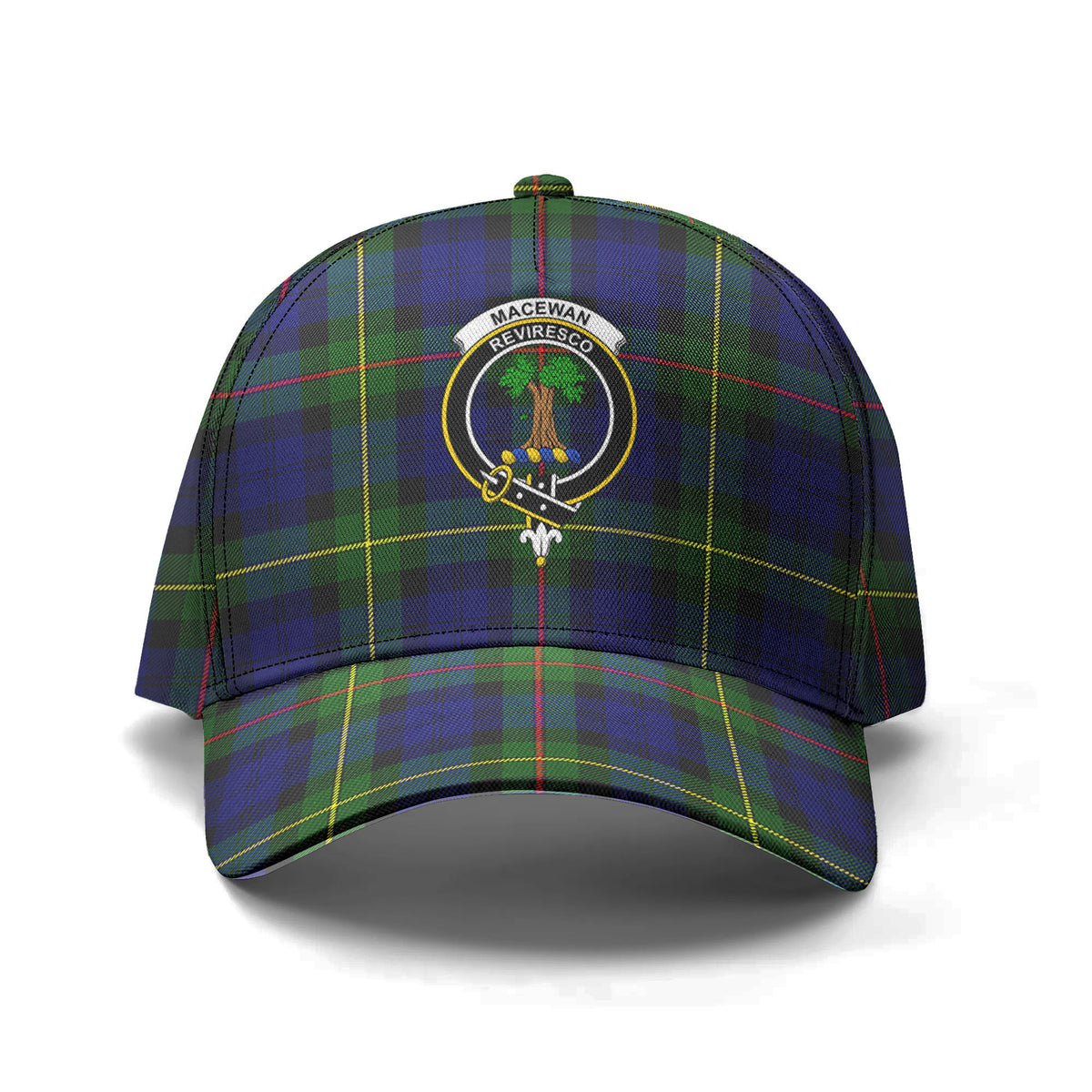 MacEwan Modern Tartan Crest Classic Cap