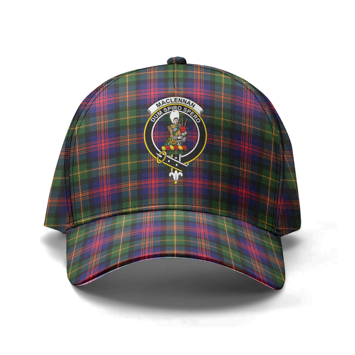 MacLennan Modern Tartan Crest Classic Cap