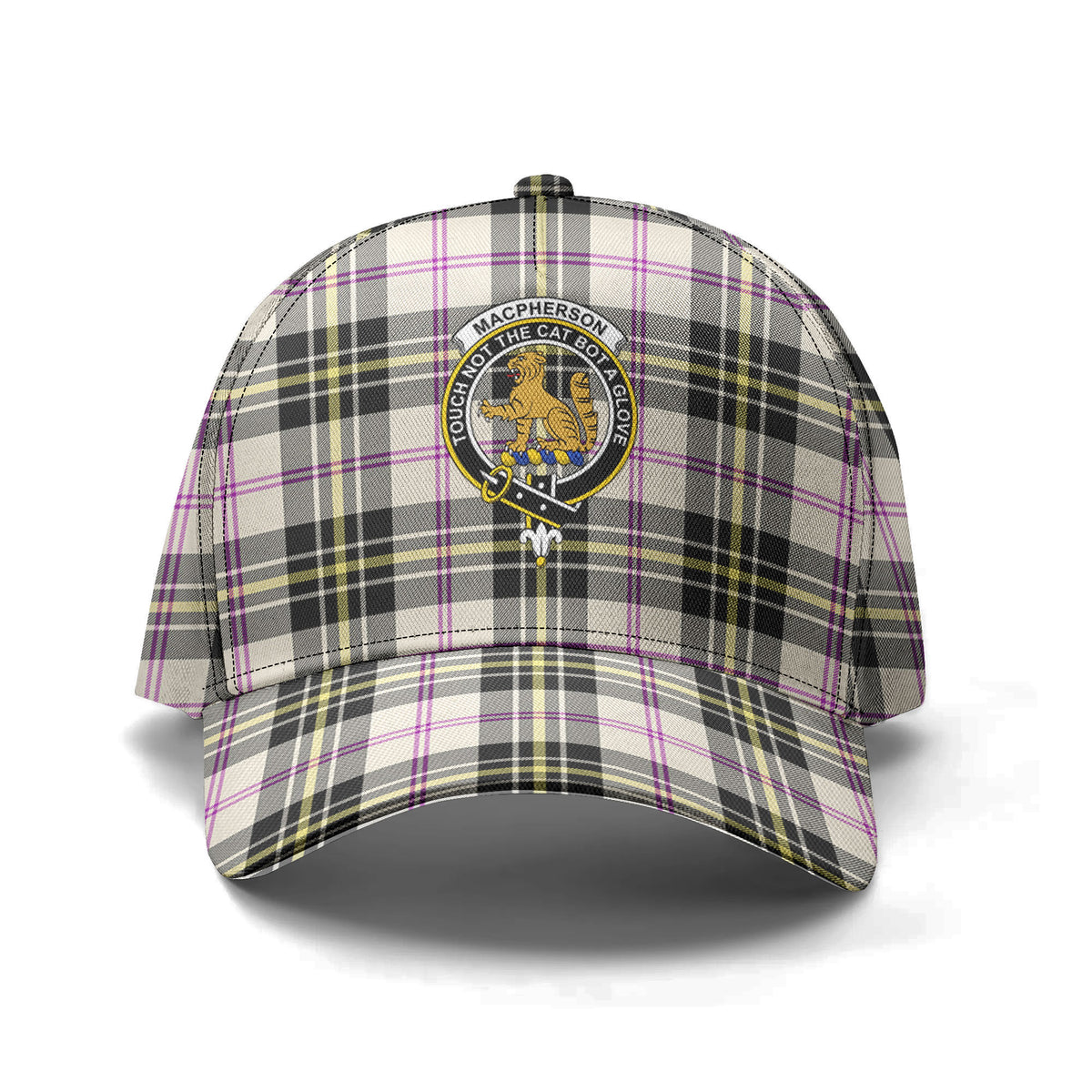 MacPherson Dress Ancient Tartan Crest Classic Cap